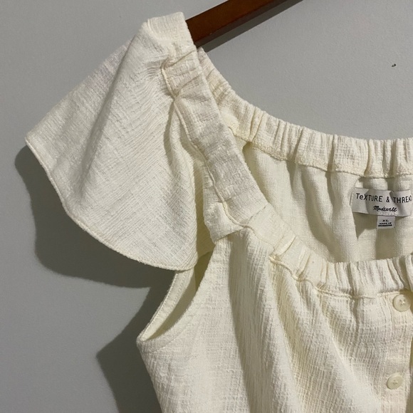 Madewell Texture & Thread Off the Shoulder Top - Picture 5 of 8